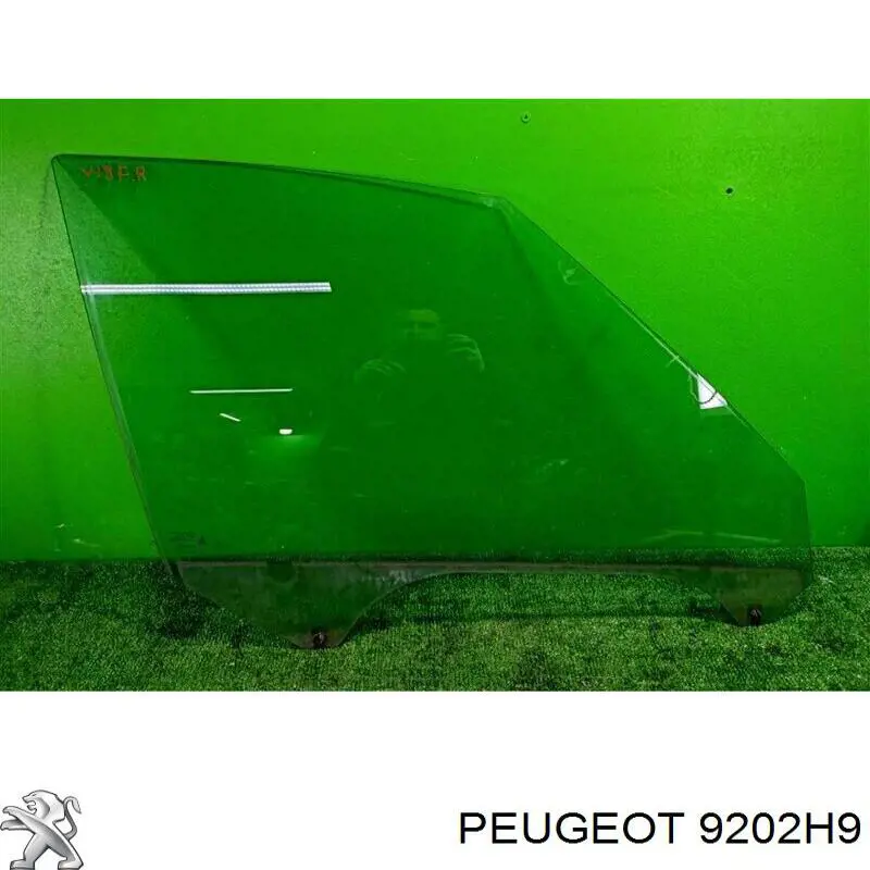 9202H9 Peugeot/Citroen Vidro da porta dianteira direita