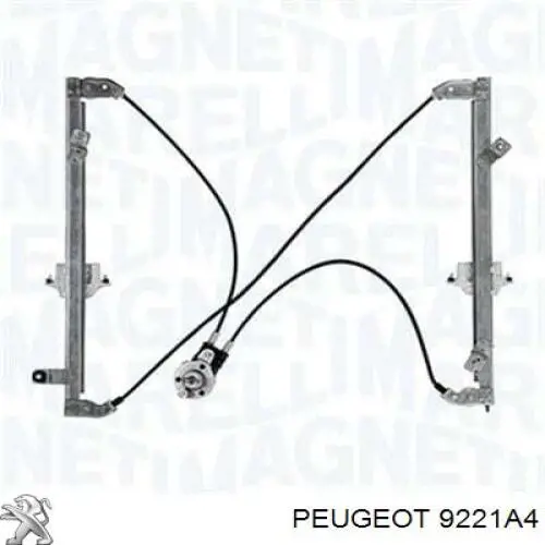 Mecanismo de acionamento de vidro da porta dianteira esquerda Peugeot/Citroen 9221A4 preço, a partir de 45,92 USD