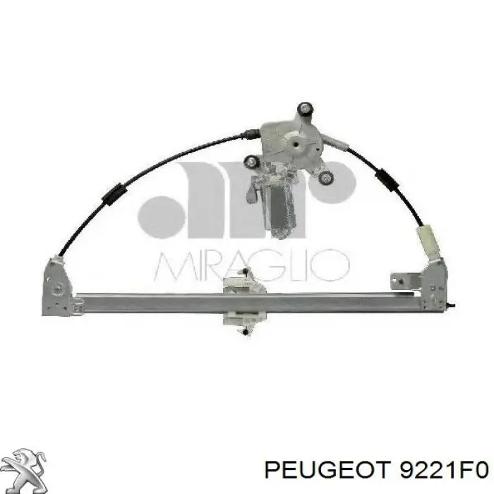 Compre 9221F0 Peugeot/Citroen Mecanismo de acionamento de vidro da porta dianteira esquerda