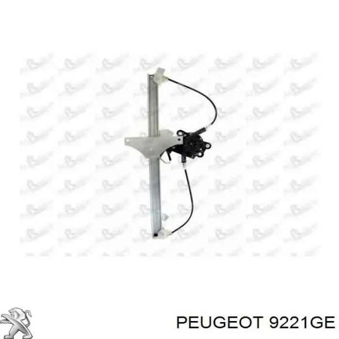 Mecanismo de acionamento de vidro da porta dianteira esquerda Peugeot/Citroen 9221GE preço, a partir de 63,92 USD
