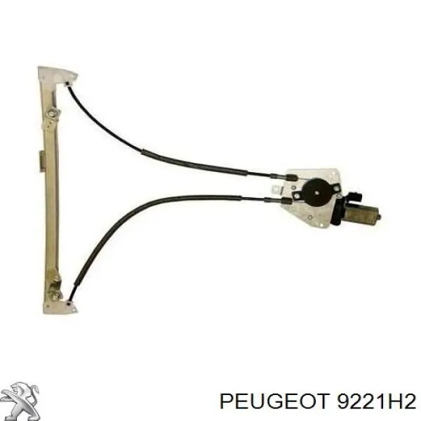 9221H2 Peugeot/Citroen Mecanismo de acionamento de vidro da porta dianteira esquerda