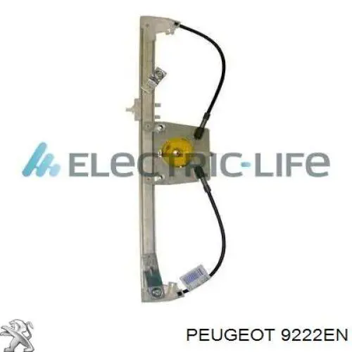 Compre 9222EN Peugeot/Citroen Mecanismo de acionamento de vidro da porta dianteira direita