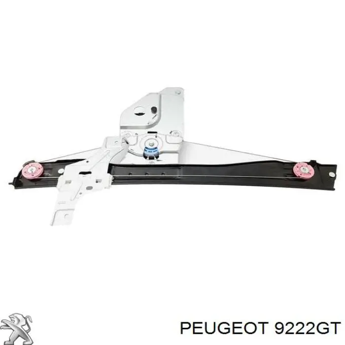 9222GT Peugeot/Citroen Mecanismo de acionamento de vidro da porta dianteira direita