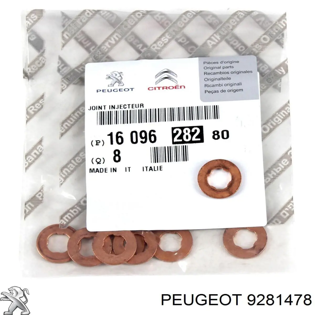 Compre 09281478 Opel Tubo de ligação (ponta) do injetor de mangueira de retorno