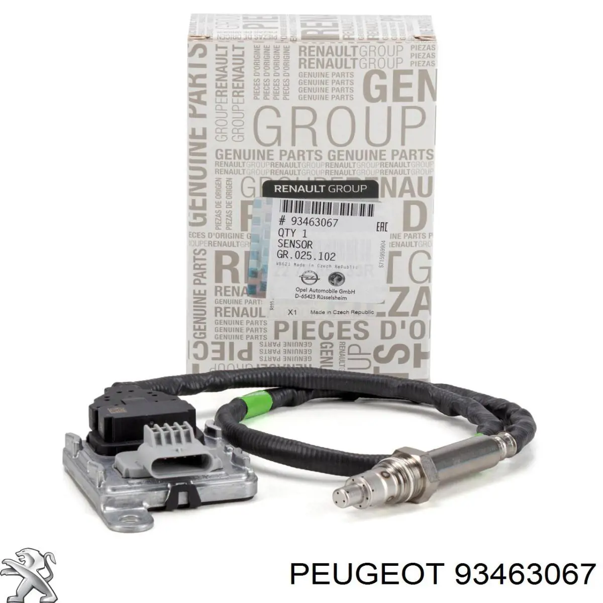 Sensor de óxidos de nitrogênio NOX Opel 93463067 preço, a partir de 215,00 USD