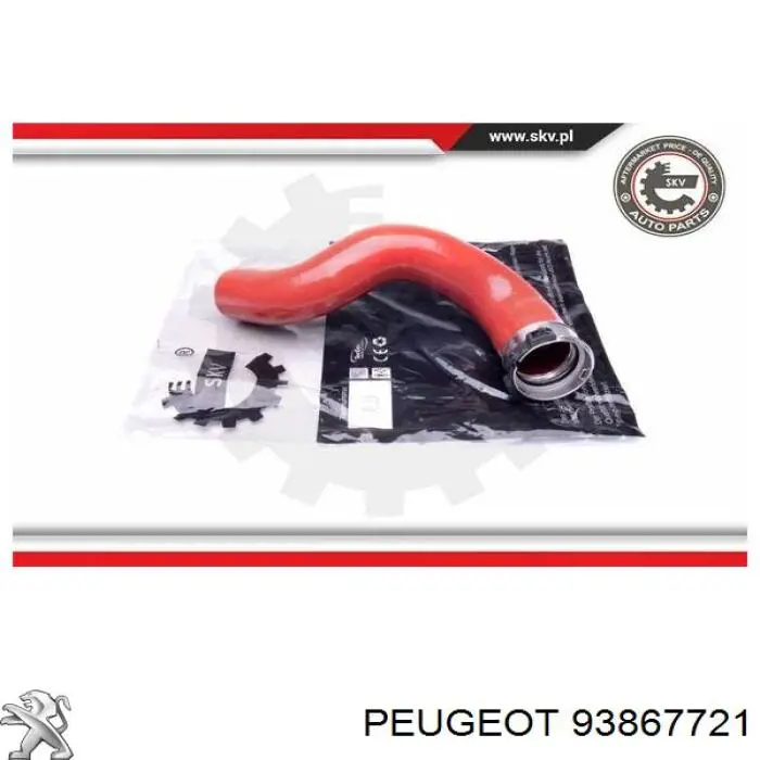 Mangueira (cano derivado) de intercooler Renault (RVI) 93867721 preço, a partir de 81,72 USD