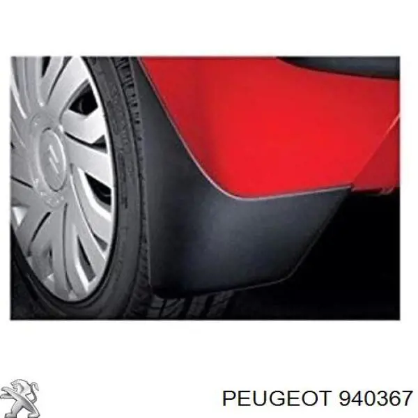 Protetores de lama traseiros, kit Citroen Berlingo  B9