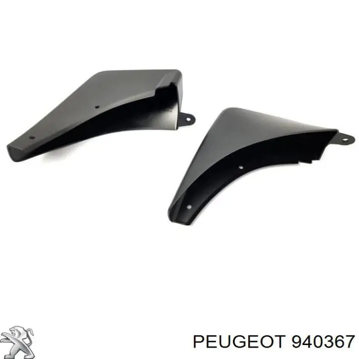 Protetores de lama traseiros, kit para Citroen Berlingo  B9