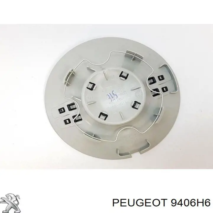 Coberta de disco de roda 9406H6 Peugeot/Citroen