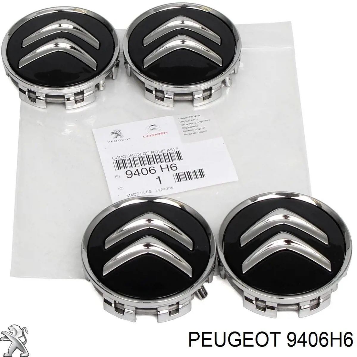 Coberta de disco de roda Peugeot/Citroen 9406H6 preço, a partir de 52,21 USD