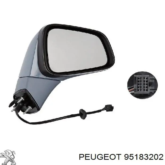 Compre FP1725M11 FPS Elemento espelhado do espelho de retrovisão direito