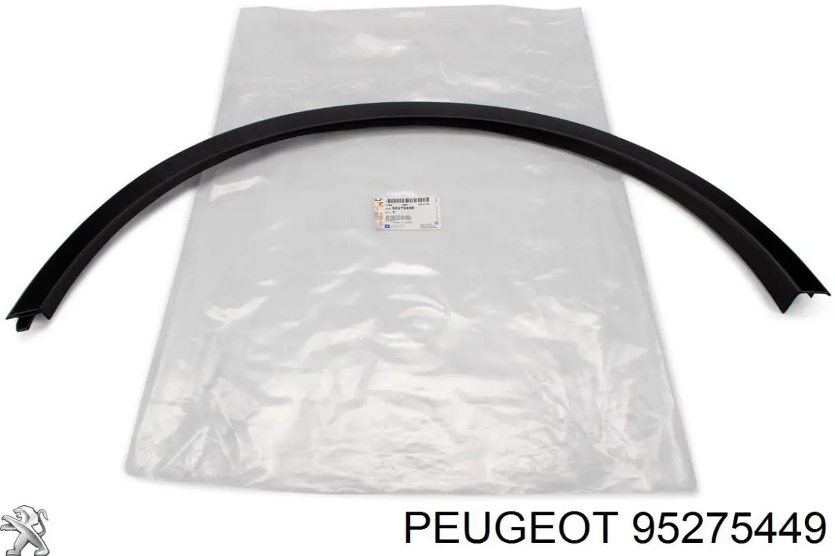 95275449 Peugeot/Citroen Expansor (placa sobreposta) de arco do pára-lama dianteiro direito