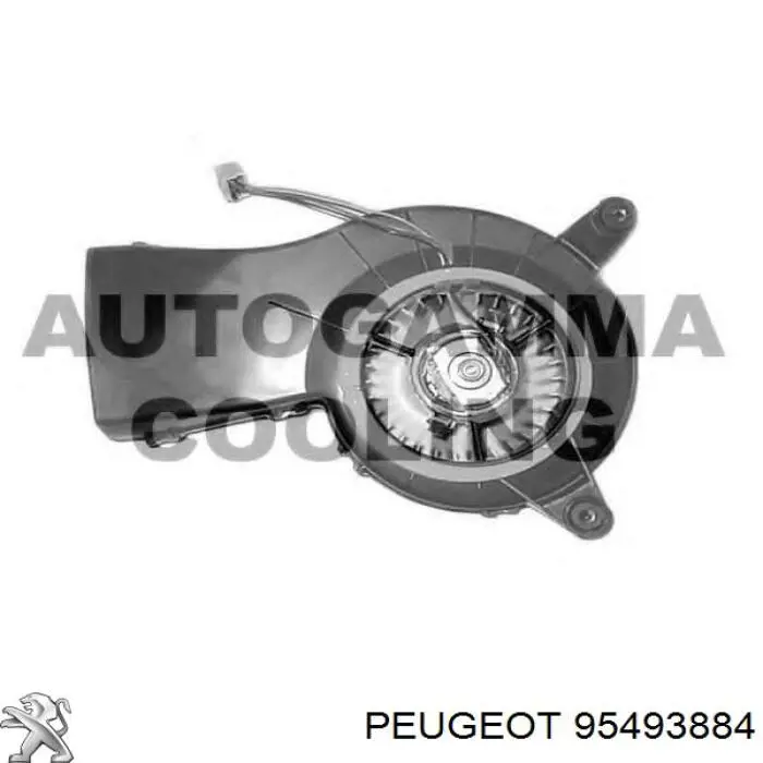 95493884 General Motors Motor de ventilador de forno (de aquecedor de salão)