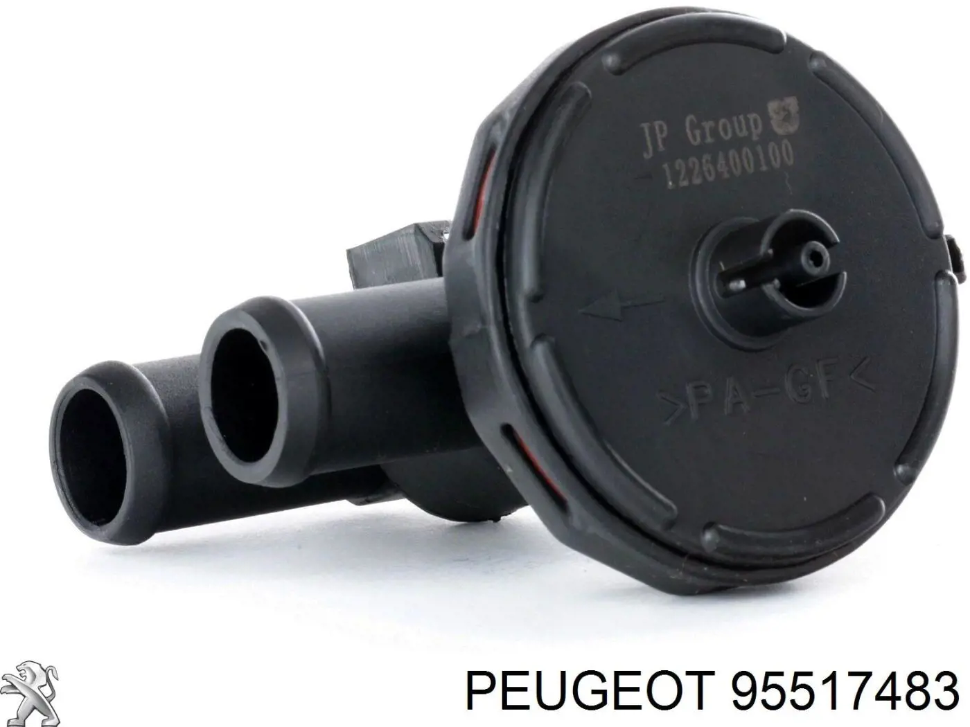 Válvula de regulação do fluido de esfriamento 95517483 Peugeot/Citroen