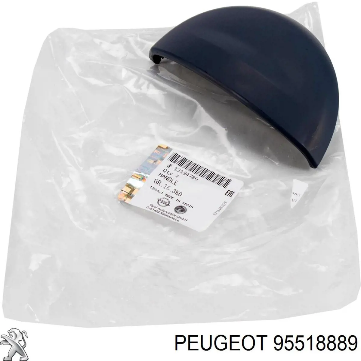 Compre 95518889 Opel Maçaneta externa da porta dianteira