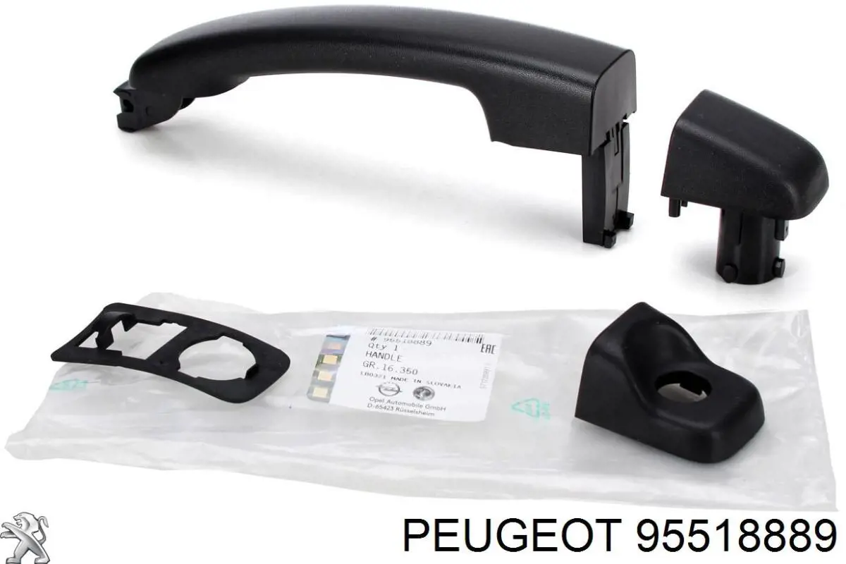 Maçaneta externa da porta dianteira Opel 95518889 preço, a partir de 60,09 USD