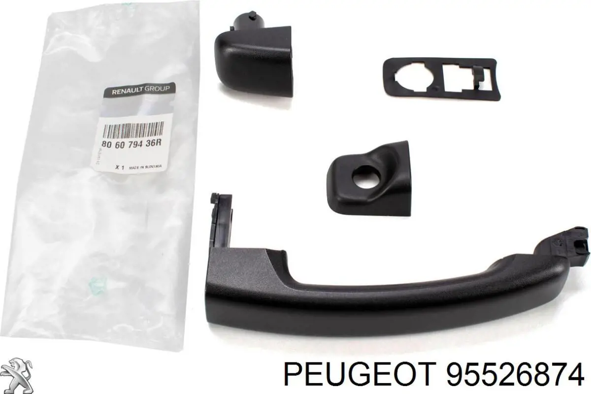 Maçaneta externa da porta lateral (deslizante) Metzger 2310636 preço, a partir de 78,32 USD