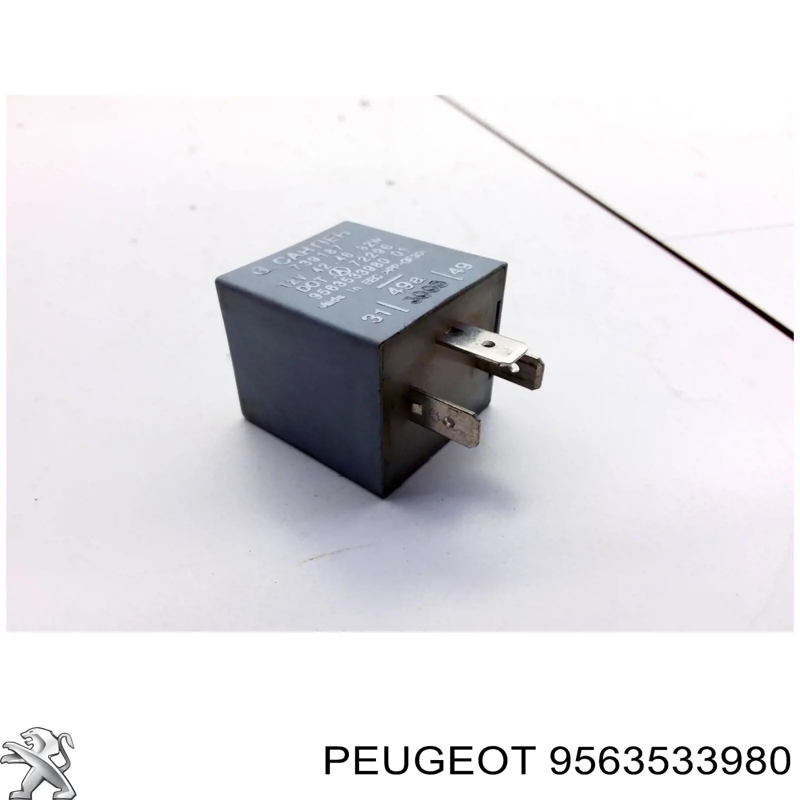 Relê de pisca-pisca 9563533980 Peugeot/Citroen