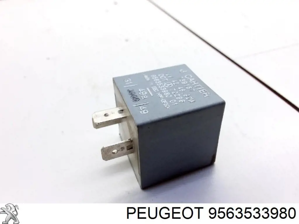 Relê de pisca-pisca Peugeot/Citroen 9563533980