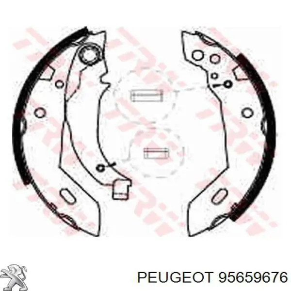 Sapatas do freio traseiras de tambor Peugeot/Citroen 95659676 preço, a partir de 23,53 USD