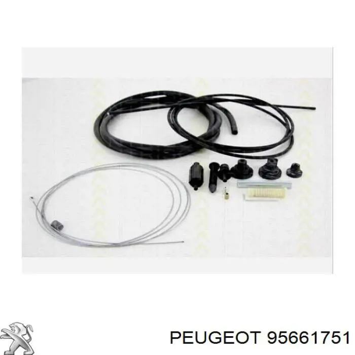 Compre 95661751 Peugeot/Citroen Cabo/pedal de gás (de acelerador)