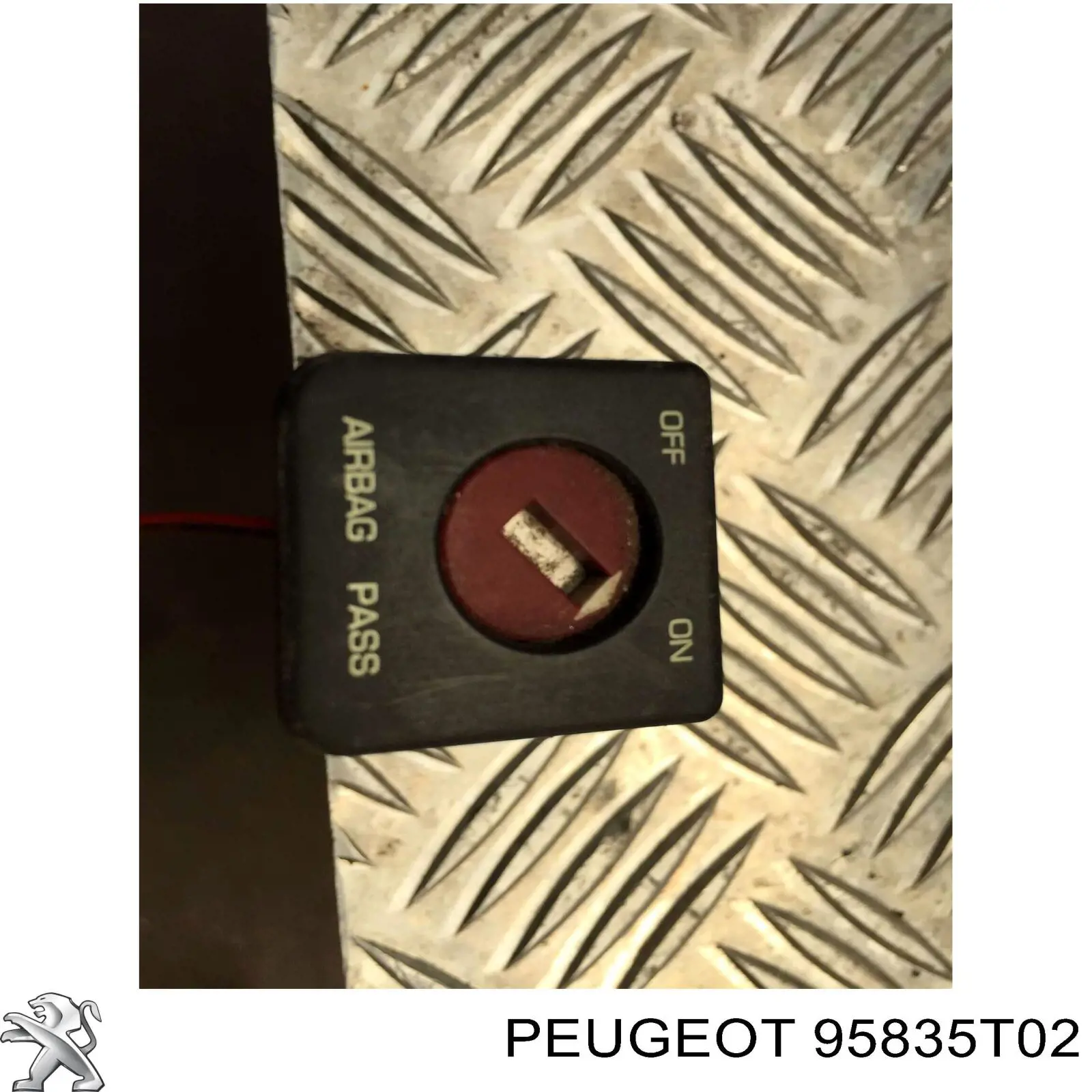 Botão (regulador) de corretor das luzes 95835T02 Peugeot/Citroen