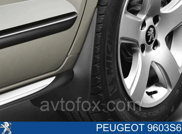 Protetores de lama dianteiros, kit para Peugeot 3008 I 0U