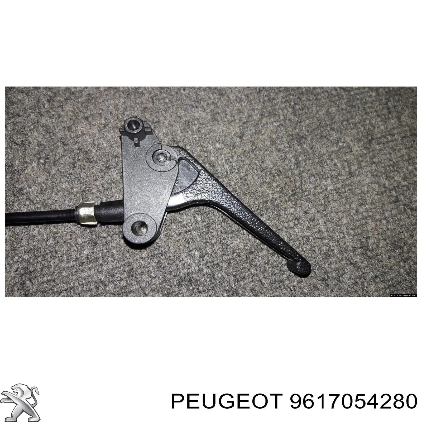 9617054280 Peugeot/Citroen Cabo de abertura da capota
