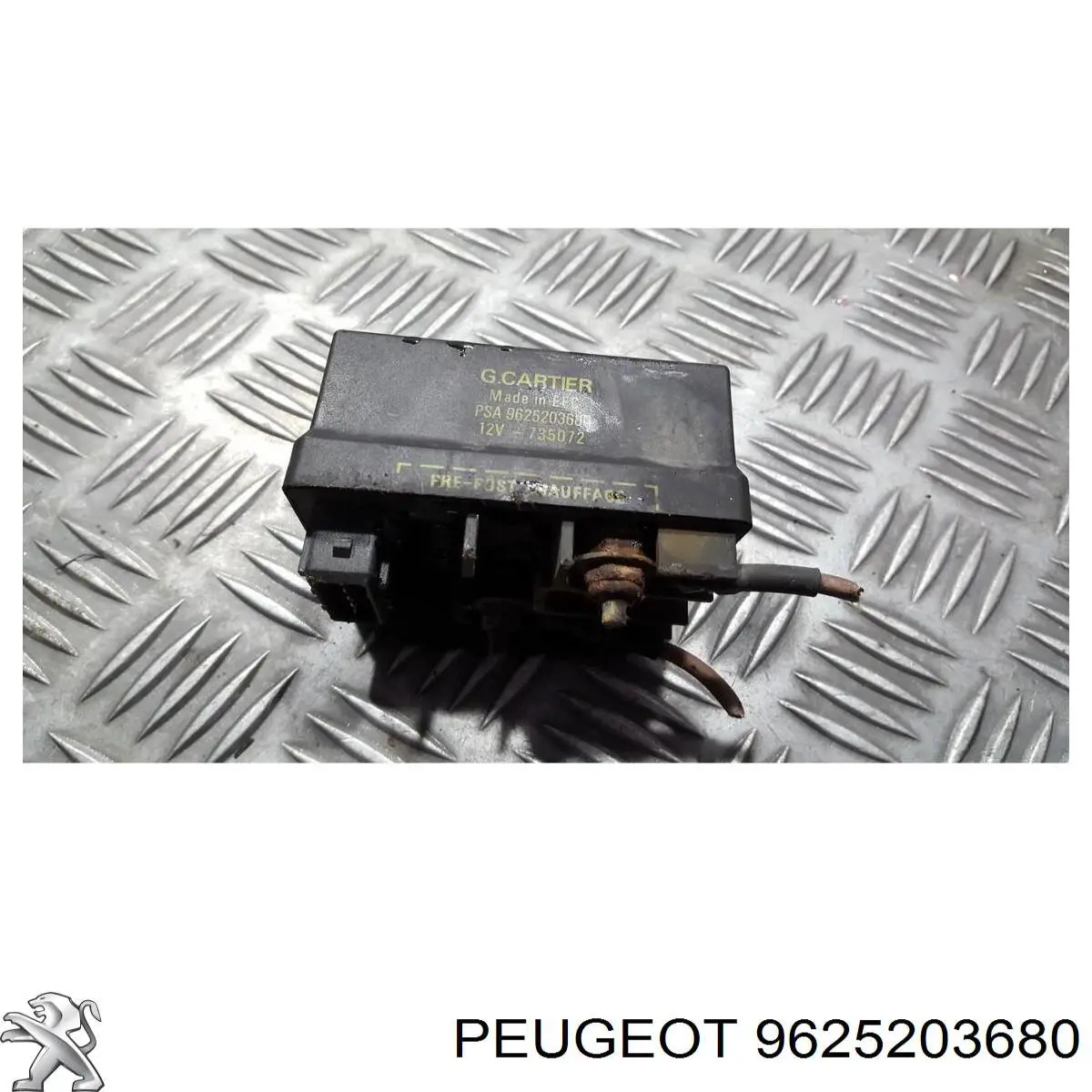 9625203680 Peugeot/Citroen Relê das velas de incandescência