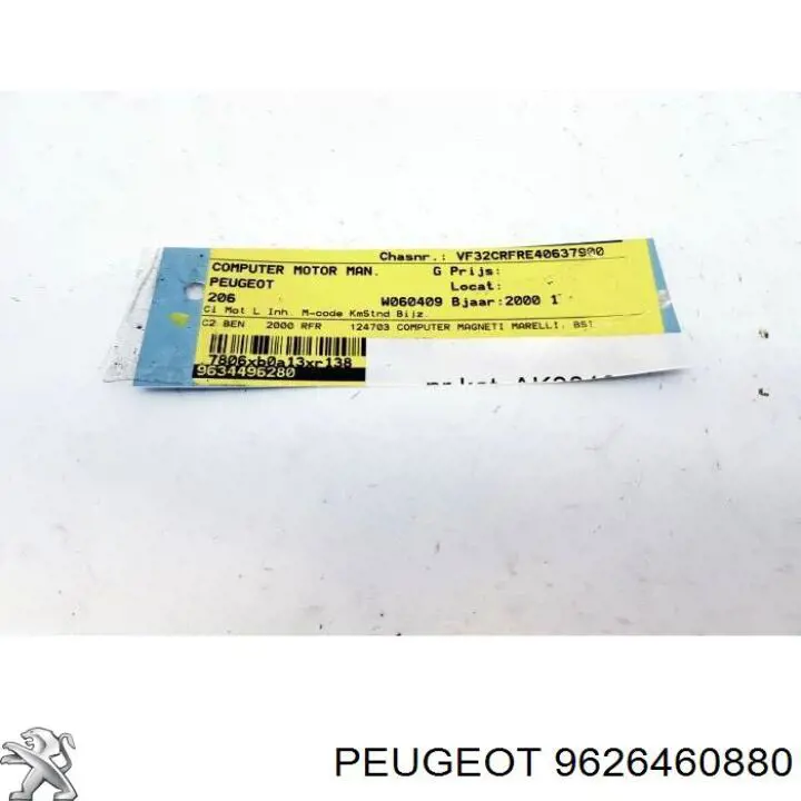 Compre 9626460880 Peugeot/Citroen Unidade de dispositivos de segurança