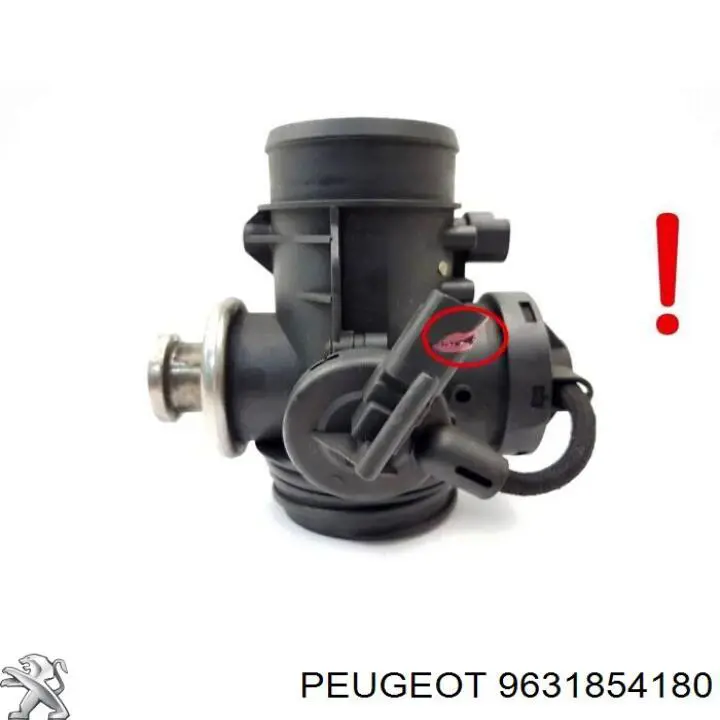 Válvula EGR de recirculação dos gases Peugeot/Citroen 9638111580 preço, a partir de 42,56 USD