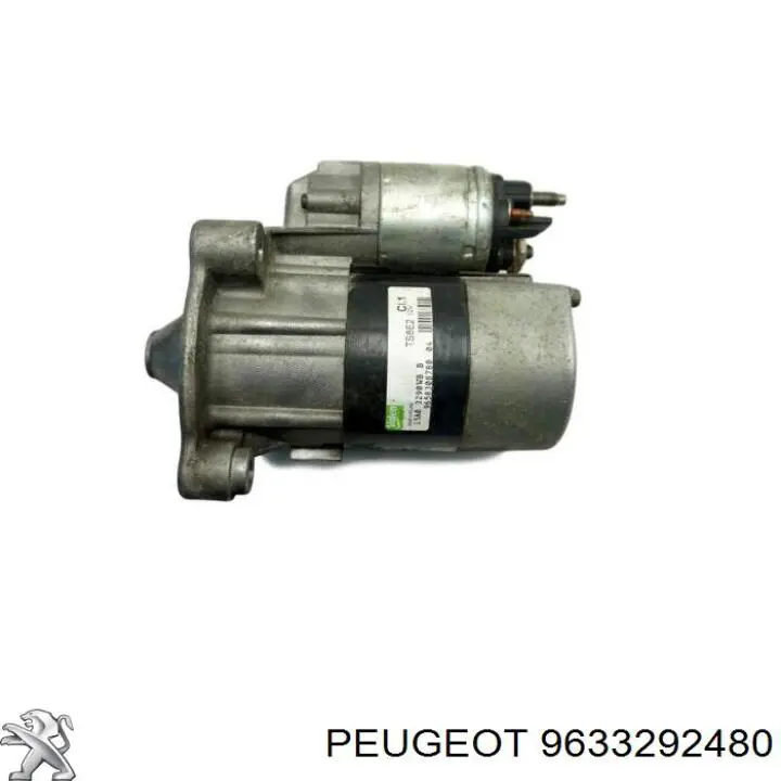 Compre 9633292480 Peugeot/Citroen Motor de arranco