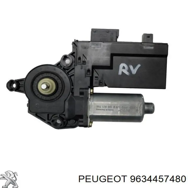 Compre 9634457480 Peugeot/Citroen Motor de acionamento de vidro da porta dianteira direita