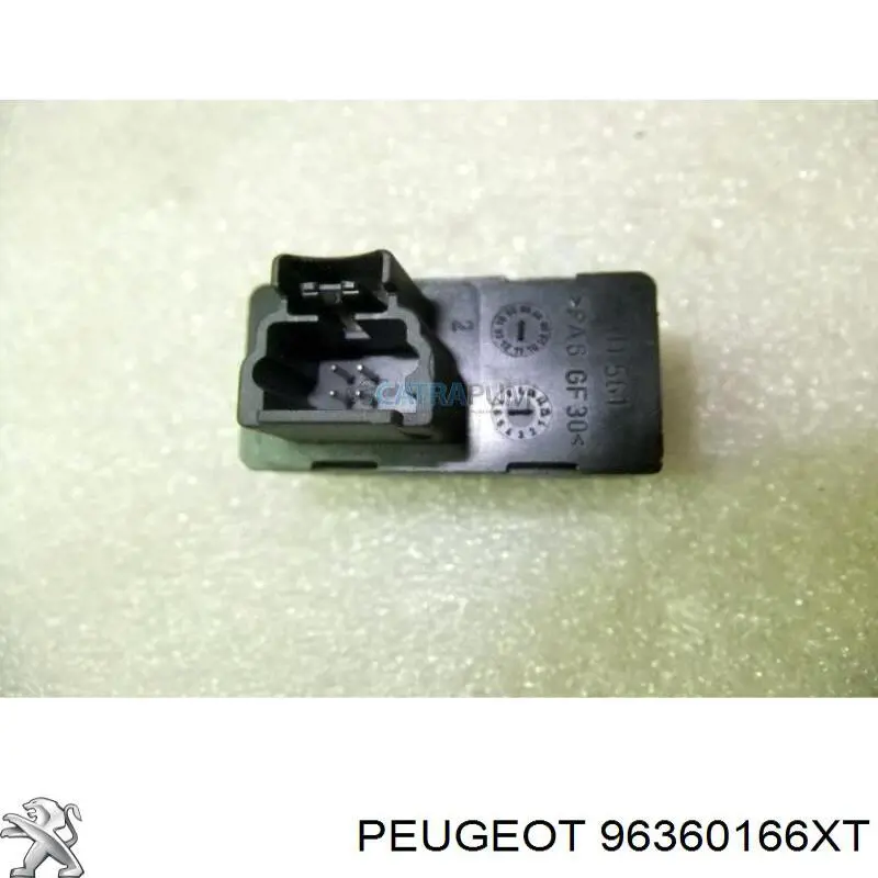 Unidade de botões traseira direita de controlo de elevador de vidro 96360166XT Peugeot/Citroen