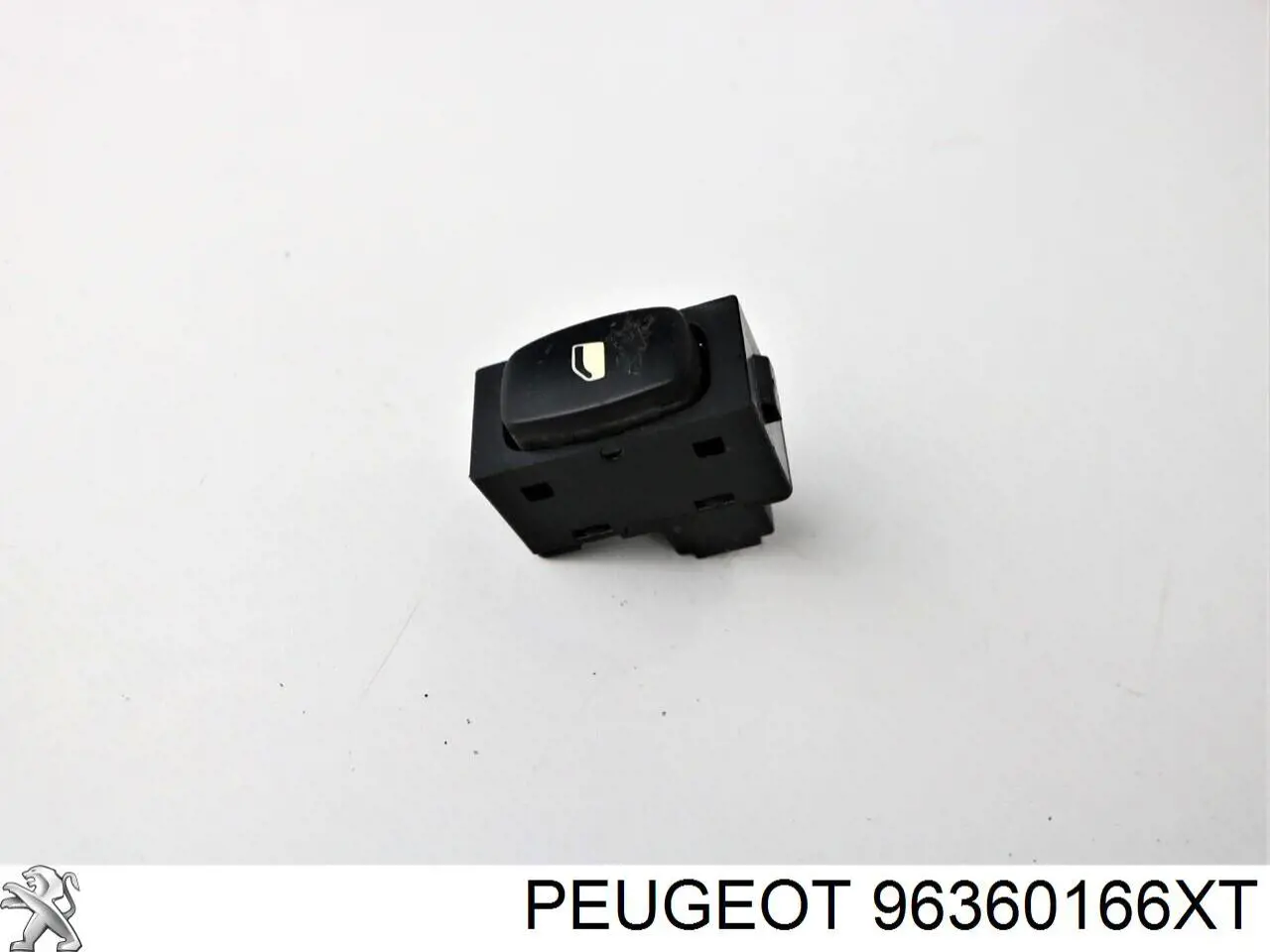 Unidade de botões traseira direita de controlo de elevador de vidro Peugeot/Citroen 96360166XT