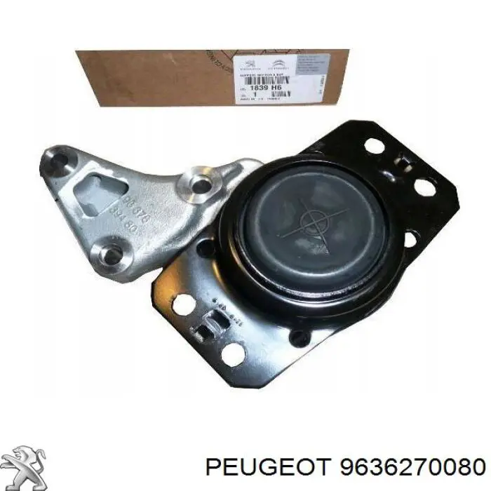 Compre 9636270080 Peugeot/Citroen Coxim (suporte) direito superior de motor