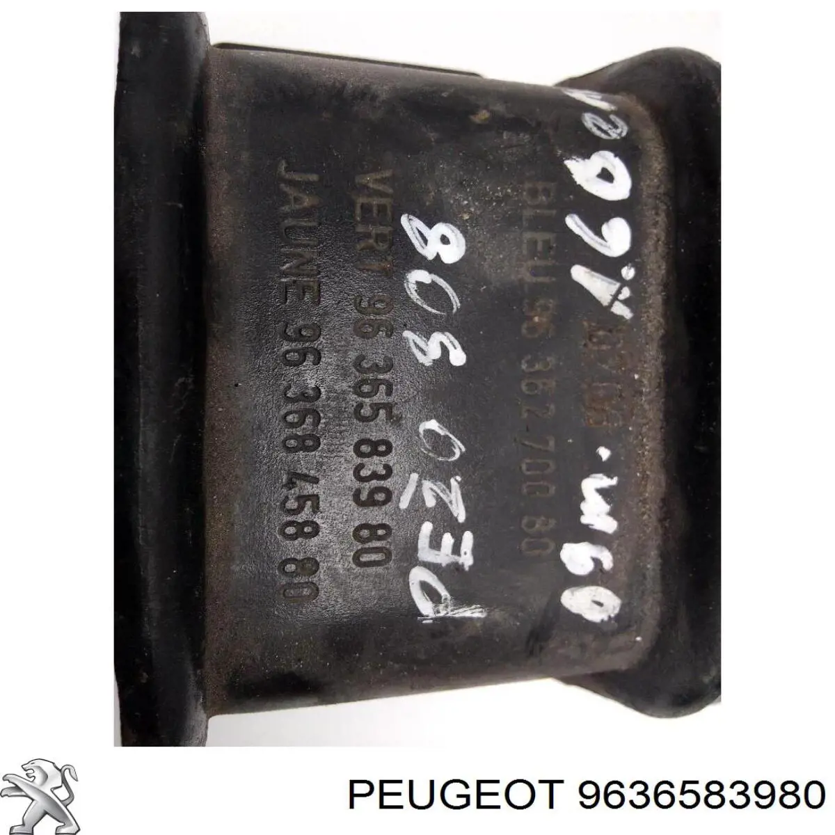 Coxim (suporte) direito superior de motor Peugeot/Citroen 9636583980 preço, a partir de 54,48 USD