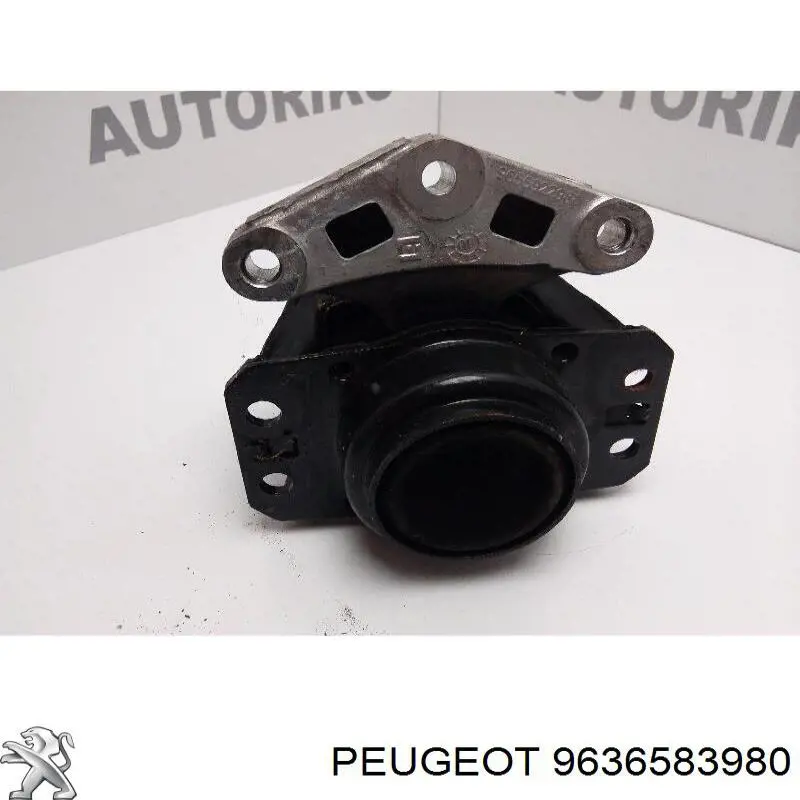 Compre 9636583980 Peugeot/Citroen Coxim (suporte) direito superior de motor