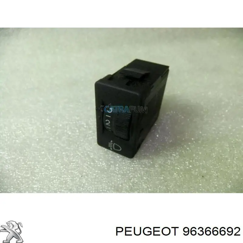 Botão (regulador) de corretor das luzes Peugeot/Citroen 96366692 preço, a partir de 23,74 USD