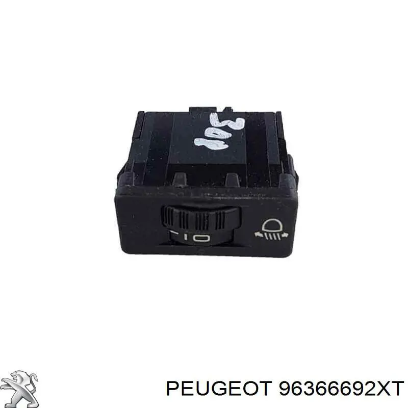 96366692XT Peugeot/Citroen Botão (regulador) de corretor das luzes