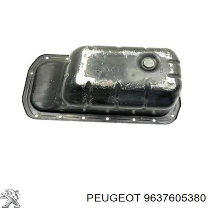Compre 9637605380 Peugeot/Citroen Panela de óleo de cárter do motor
