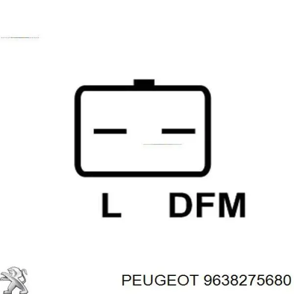 Compre 9638275680 Peugeot/Citroen Gerador