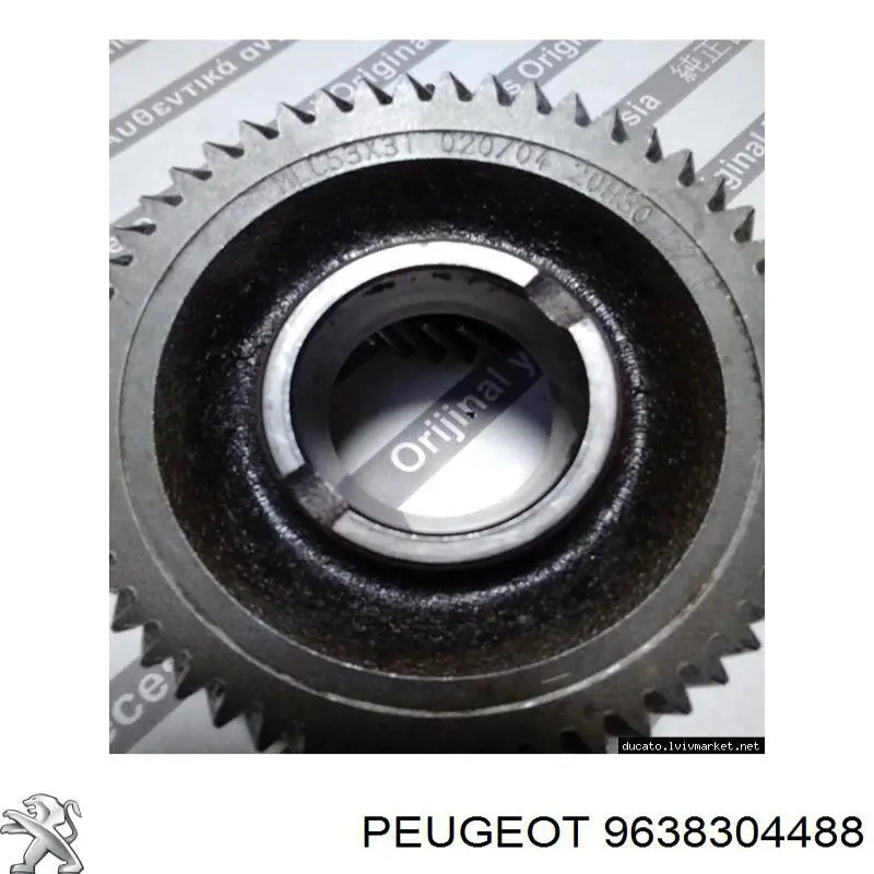 Compre 9638304488 Fiat/Alfa/Lancia Roda dentada propulsionada de 5ª velocidade
