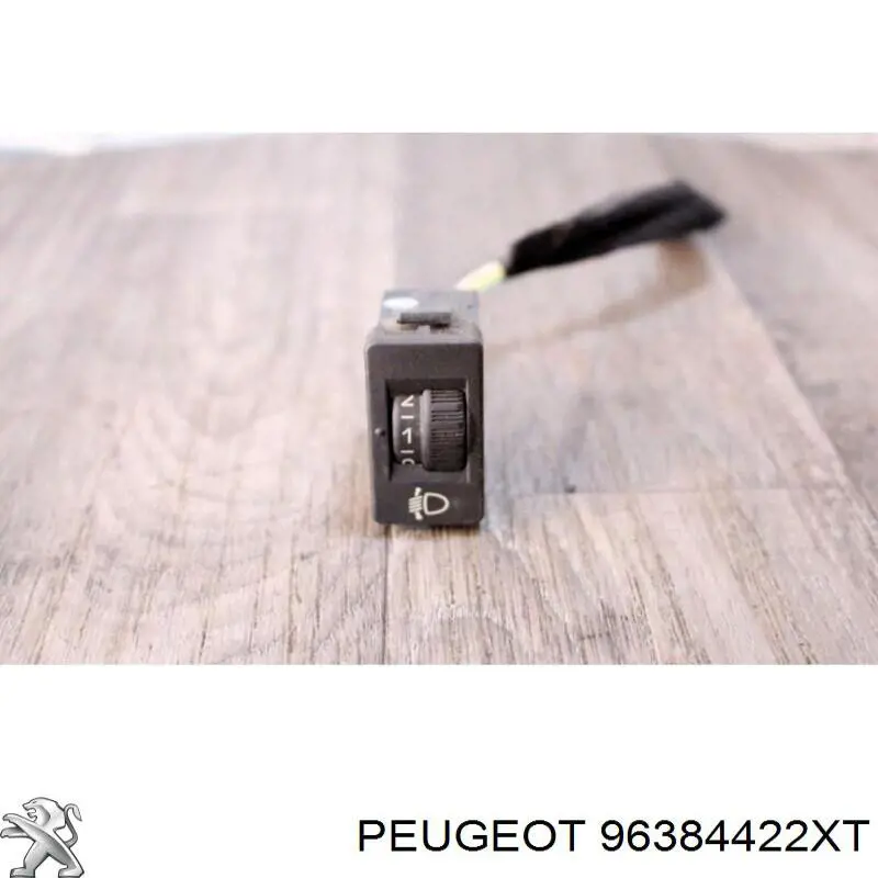96384422XT Peugeot/Citroen Botão (regulador) de corretor das luzes