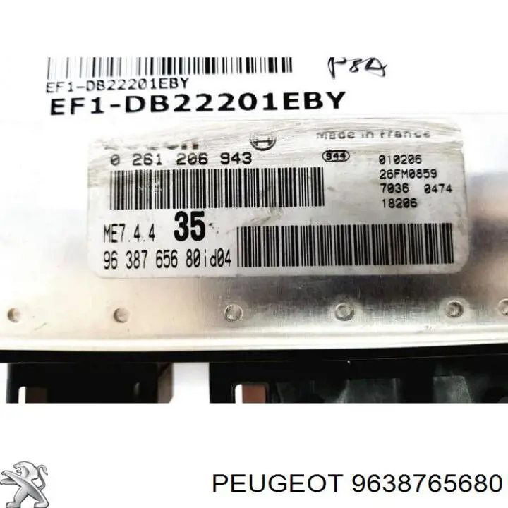 9638765680 Peugeot/Citroen Módulo de direção (Centralina eletrônica) de motor