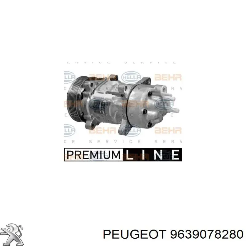 Compressor de aparelho de ar condicionado Peugeot/Citroen 9639078280 preço, a partir de 112,56 USD