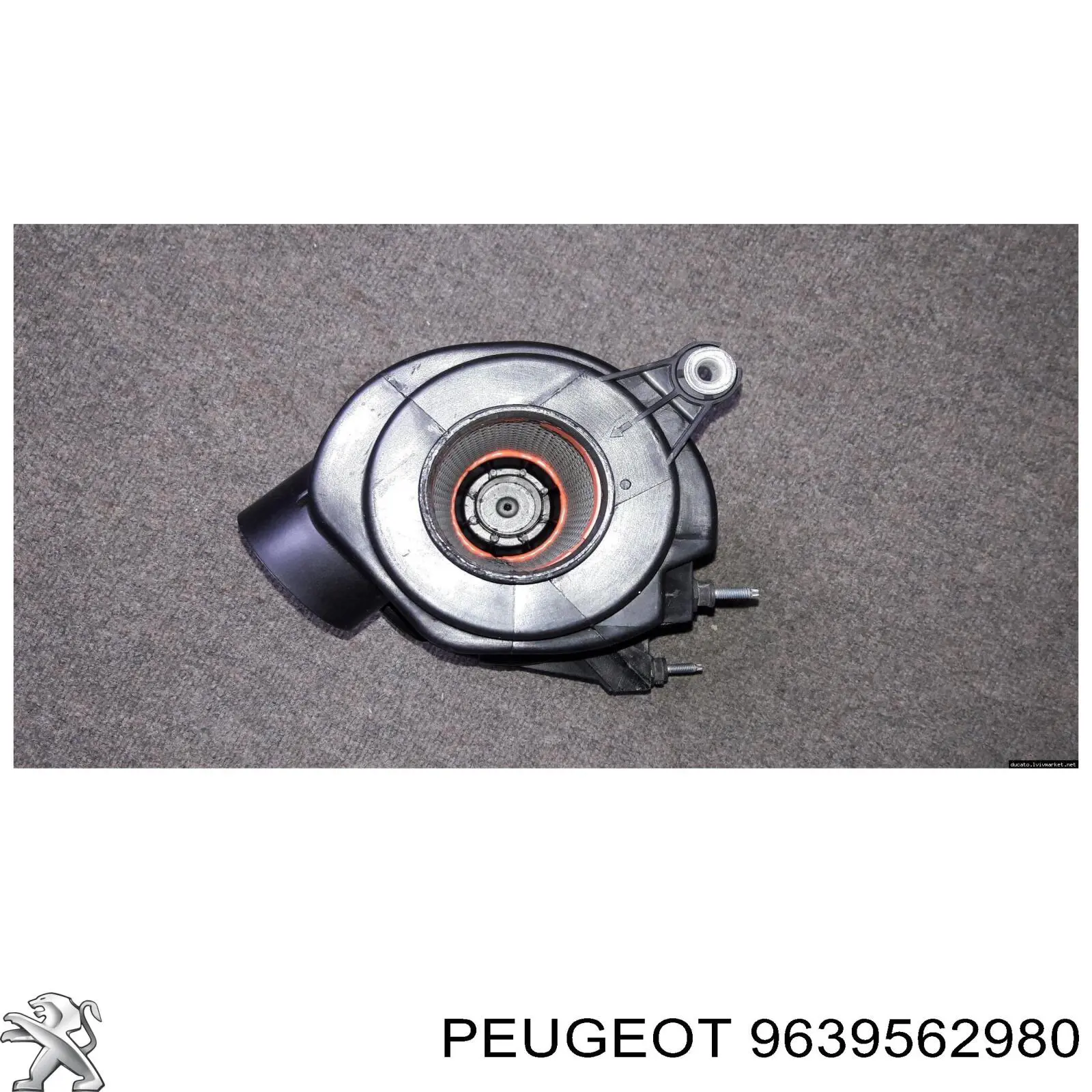 Caixa de filtro de ar 9639562980 Peugeot/Citroen