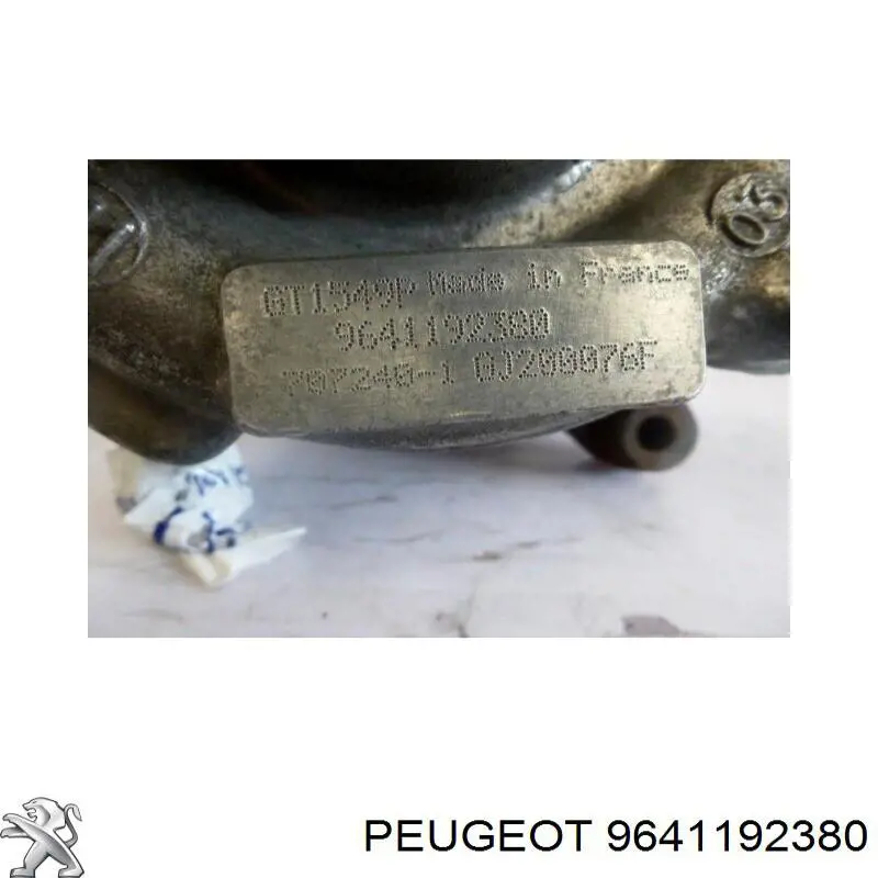 9641192380 Peugeot/Citroen Turbina