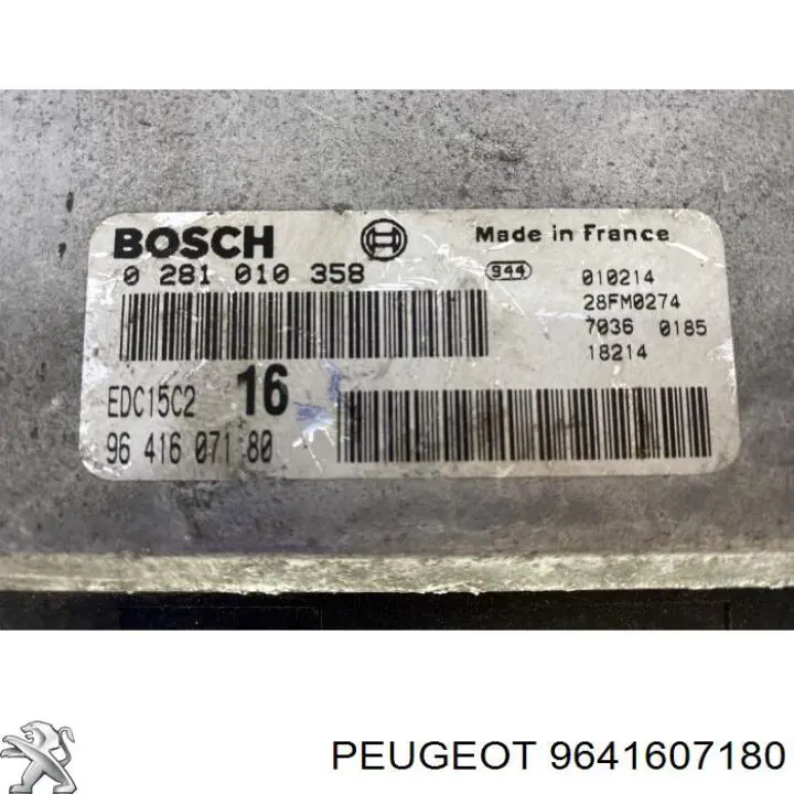  Peugeot/Citroen 9641607180