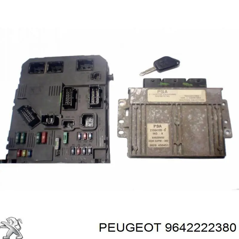 9642222380 Peugeot/Citroen Módulo de direção (Centralina eletrônica) de motor